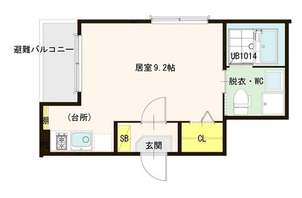 インセナトラ岩田町の物件間取画像